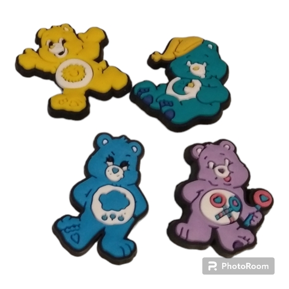 Happy Bear Shoe Charms - Picture 1 of 2